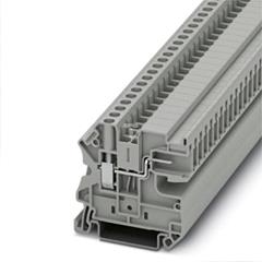 Złączka szynowa 2-przewodowa 4mm2 śrubowa/wtykowa szara UT 4/ 1P-H 3001369