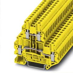 Złączka szynowa 2-piętrowa 4mm2 żółta Ex UTTB 4 YE 3035467