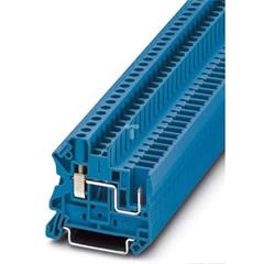 Złączka szynowa 2-przewodowa 4mm2 śrubowa/wtykowa niebieska UT 4/ 1P BU 3045596