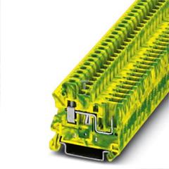 Złączka szynowa ochronna 4mm2 śrubowa/wtykowa zielono-żółta UT 4/ 1P-PE 3045606