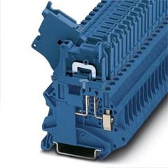 Złączka szynowa rozłączalna 2-przewodowa 4mm2 niebieska UT 4-HEDI BU 3046456