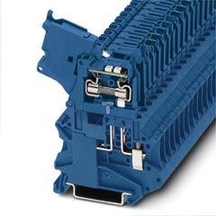 Złączka szynowa z bezpiecznikiem 5x20 6,3A 2-przewodowa 4mm2 niebieska UT 4-HESILED 24 3046537