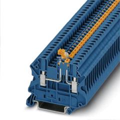 Złączka przelotowa 2-przewodowa z odłącznikiem nożowym 2,5mm2 niebieska UT 2,5-MT BU 3046553