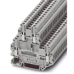 Złączka szynowa elementów kontrolnych 2-piętrowa 4-przewodowa 2,5mm2 szara UTTB 2,5-DIO/U-O 3046663