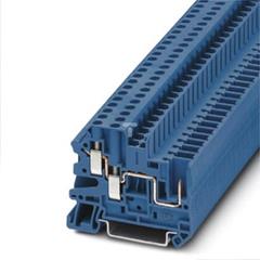 Złączka szynowa 3-przewodowa 4mm2 śrubowa/wtykowa niebieska UT 4-TWIN/ 1P BU 3060270