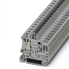 Złączka szynowa 2-przewodowa 6mm2 śrubowa/wtykowa szara UT 6/1P 3060539