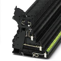 Złączka szynowa z bezpiecznikiem 5x20 5-przewodowa 4mm2 czarna UT 4-PE/L/HESI (5X20) 3214320