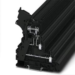 Złączka szynowa z bezpiecznikiem 5x20 4-przewodowa 4mm2 czarna UT 4-L/HESI (5X20) 3214325