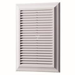 Kratka wentylacyjna 180x250mm z siatką i kołnierzem prostokątnym 138x208mm chrom EL250ACHR