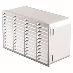 Kratka do kanału płaskiego 220x90 biała EL90