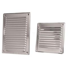 Kratka metalowa z siatką 165x230mm biała WX2