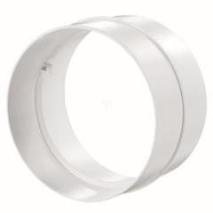 Łącznik kanału okrągłego fi 125mm biały KO125-2