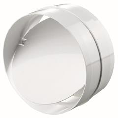 Łącznik kanału okrągłego z zaworem zwrotnym fi 125mm KO125-22