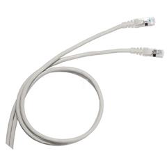Kabel krosowy (Patch Cord) U/UTP kat.5e szary 1m 051636