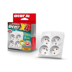 Listwa zasilająca przeciwprzepięciowa 4 gniazda ACAR X4-szary
