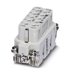 Wklad złącza 10P+PE żeński 500V HEAVYCON HC-A 10 1773077