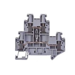 Złączka szynowa 2-piętrowa 6mm2 UTTB 4 szara 3044814