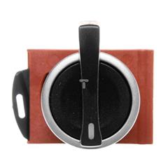 Łącznik pokrętny z ramką, metal czarny 3 położenia stabilne P9MSVZ0N 184379