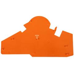 Ścianka końcowa pomarańczowa 282-386 /10szt./