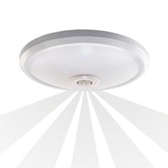 Plafoniera ZONDA LED z czujnikiem ruchu 360° 12W 24xSMD5730 230V IP20 800lm, 4000K poliwęglan mleczny OR-PL-349WLPMR4