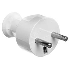 Wtyczka prosta 2P+Z 16A 250V rozbieralna biała WT-31/BIAŁY