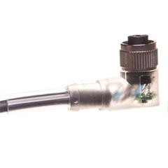 Przewód przyłączeniowy 5m z gniazdem kątowym 4P FIELDBUS M12 S/A AB-C4- 5,0PUR-M12FA-3L 22260327