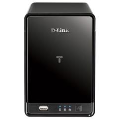 Rejestrator sieciowy NVR 9 kamer IP pasmo 90Mb/s 1xGbE 12V DC czarny DNR-322L