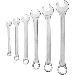 Klucze płasko-oczkowe 6-19mm 09-751 /zestaw 8 szt./