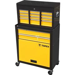 Szafka narzędziowa 2 szuflady duża półka nadstawka 79R500