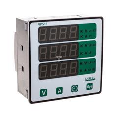 Miernik parametrów sieci typ wyświetlacza 3 linie napięcie wejściowe 57,7-290V L-N / 100-500V L-L zasilanie zewnętrzne 40V-300V 