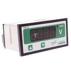 Woltomierz cyfrowy AC 48x96mm typ sieci 1 fazowa AC 600V zasilanie 40-300V AC/DC klasa dokładności 0,5 IP50/IP20VMC20 1126200000