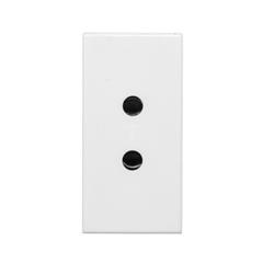 MOSAIC Gniazdo pojedyncze białe 077150