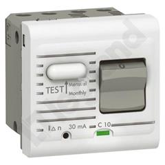 MOSAIC Wyłącznik różnicowoprądowy 16A 30mA biały 077532