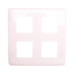 MOSAIC Ramka poczwórna /2moduły/ biała 078838