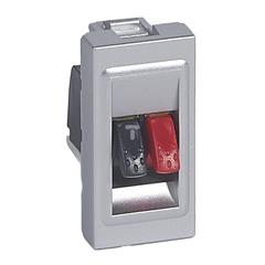 MOSAIC Gniazdo głośnikowe aluminium 079250