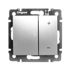 VALENA Ściemniacz przyciskowy 40-600W aluminium 770274