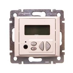 VALENA Lokalny panel kontrolny dźwięku LCD 2x1,5W kremowy 774167