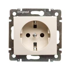 VALENA Gniazdo pojedyncze SCHUKO kremowe 774321
