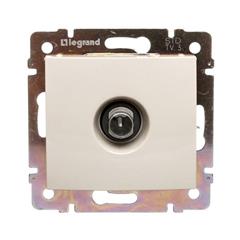 VALENA Gniazdo antenowe TV końcowe kremowe 774331