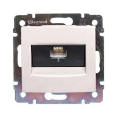 VALENA Gniazdo telefoniczne ISDN 1xRJ45 kremowe 774341