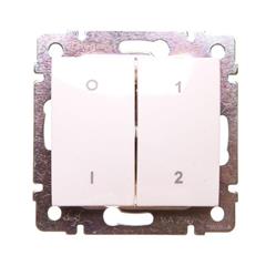 VALENA Łącznik sterowania wentylacją biały 774409