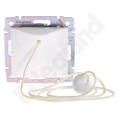 VALENA Przycisk jednobiegunowy z cięgnem biały 774419