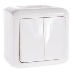 FORIX Łącznik schodowy podwójny biały 782361