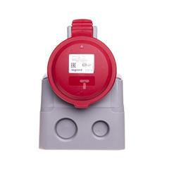 Gniazdo stałe 16A 5P 400V czerowne IP44 P17 TEMPRA PRO 555159