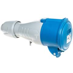 Gniazdo przenośne 3P 32A 230V niebieskie IP44 P17 TEMPRA PRO 555214