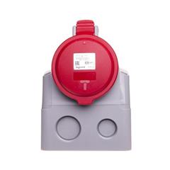 Gniazdo stałe 5P 32A 400V czerwone IP44  P17 TEMPRA PRO 555259
