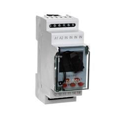 Programator czasowy 1-kanałowy tygodniowy pamięć zewnętrzna 24-250V AC / 30-300V DC ZCM-11P/U EXT10000186