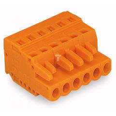 Gniazdo MCS-MIDI Classic 7-biegunowe pomarańczowe raster 5,08mm 231-307/026-000