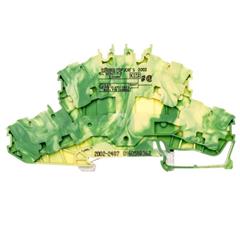 Złączka szynowa 2-pietrowa 2,5mm2 żółto-zielona 2002-2407 TOPJOBS