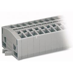 Listwa zaciskowa 2-przewodowa 2,5mm2 11-torowa szara mocowanie śrubowe 264-111